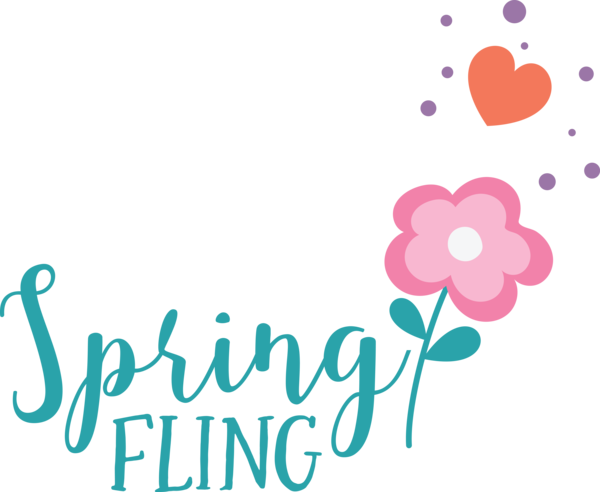 Transparent Easter Floral design Logo Design for Hello Spring for Easter