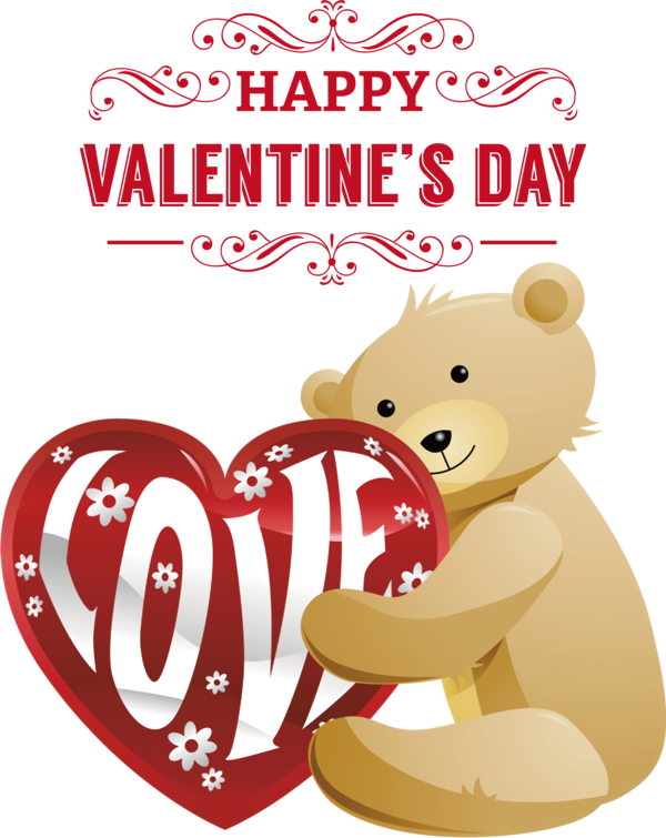 Transparent Valentine's Day Bears Teddy bear Tatty Teddy for Teddy Bear for Valentines Day