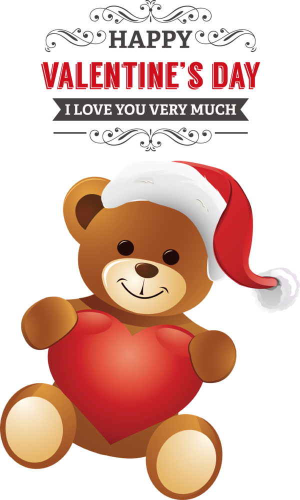 Transparent Valentine's Day Christmas Day Bauble Christmas Tree for Teddy Bear for Valentines Day