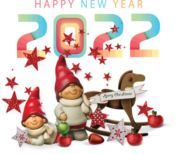Transparent New Year Mrs. Claus Ded Moroz Santa Claus for Happy New Year 2022 for New Year