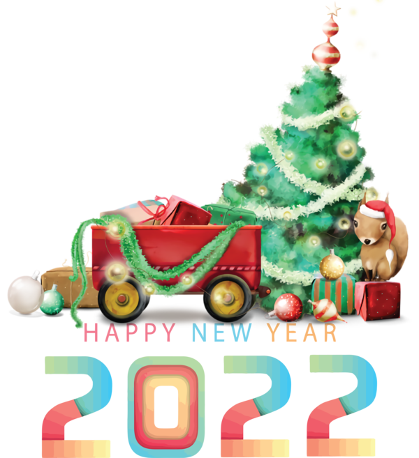 Transparent New Year New Year Christmas Day Christmas Tree for Happy New Year 2022 for New Year