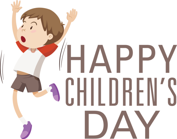 Transparent International Children's Day Human Logo Meter for Children's Day for International Childrens Day