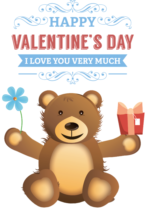 Transparent Valentine's Day Bears Giant panda Teddy bear for Teddy Bear for Valentines Day