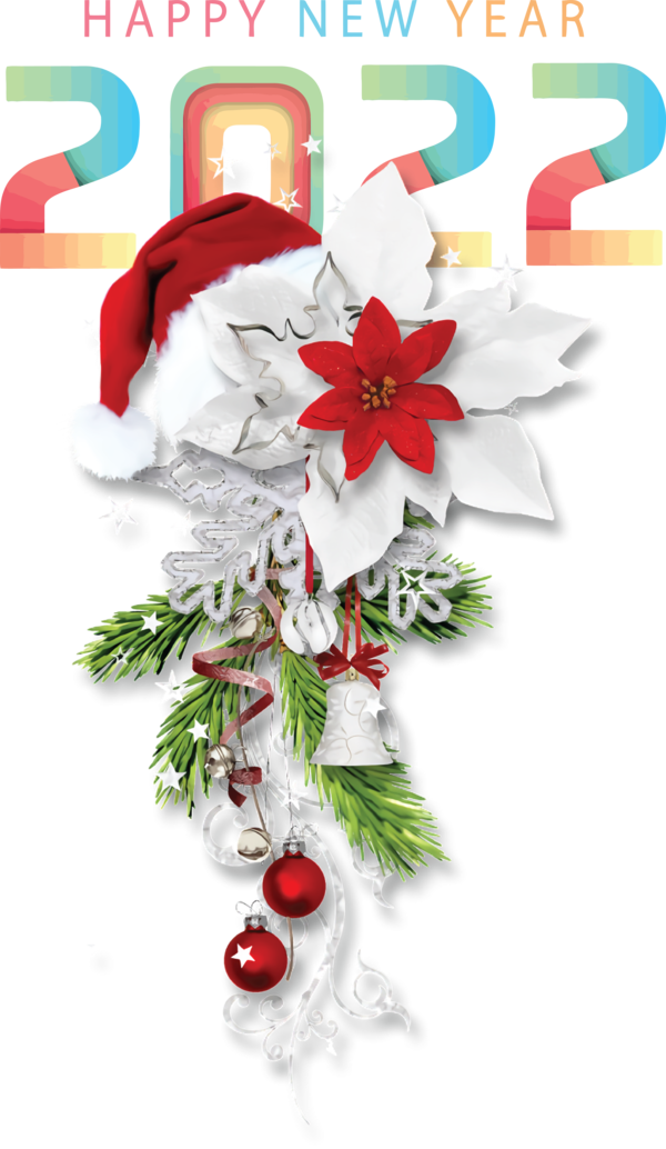Transparent New Year Christmas Day Merry Christmas Frame Santa Claus for Happy New Year 2022 for New Year