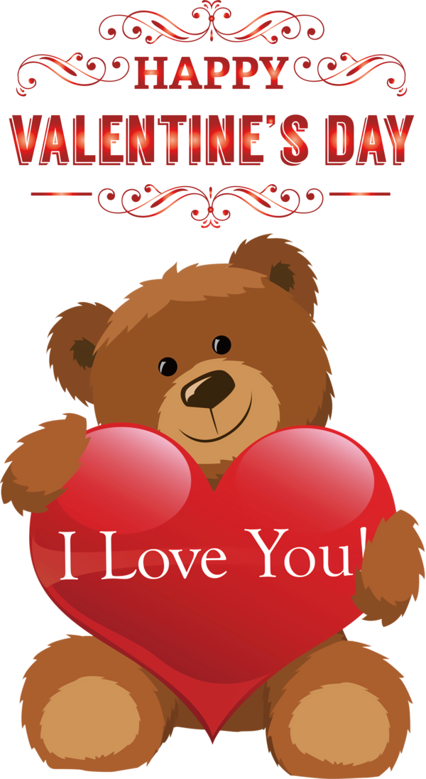 Transparent Valentine's Day Bears Teddy Bear Valentines Day Teddy bear for Teddy Bear for Valentines Day