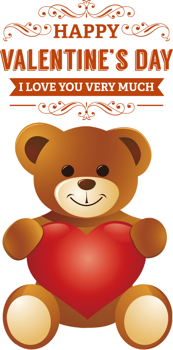 Transparent Valentine's Day Bears Teddy bear Teddy Bear Valentines Day for Teddy Bear for Valentines Day