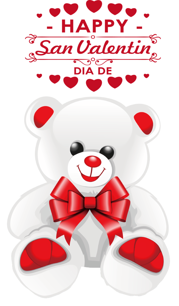 Transparent Valentine's Day Some Mad Hope Teddy bear Stuffed toy for Teddy Bear for Valentines Day