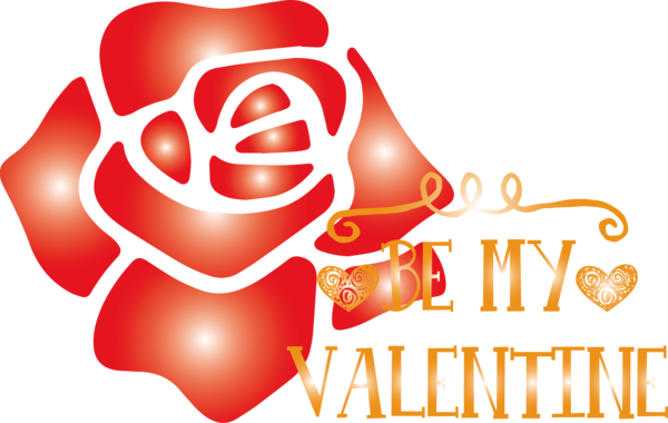 Transparent Valentine's Day M-095 Logo Flower for Valentines for Valentines Day