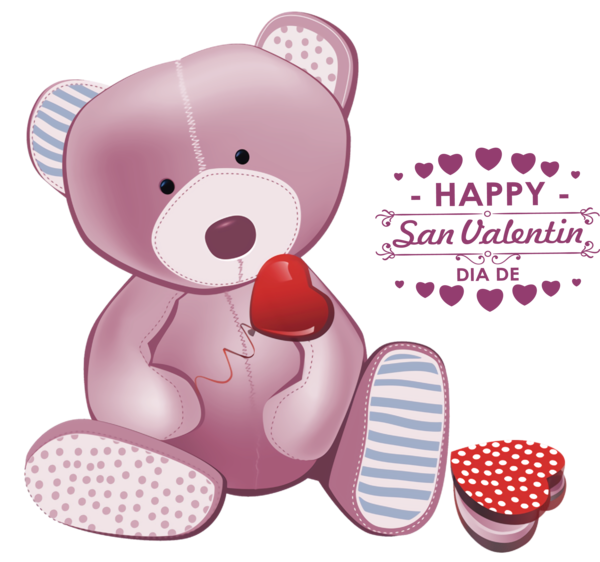 Transparent Valentine's Day Bears Teddy bear Stuffed toy for Teddy Bear for Valentines Day