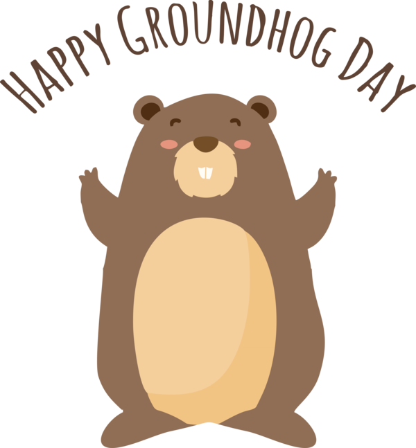 Transparent Groundhog Day Dog Puppy Cat for Groundhog for Groundhog Day