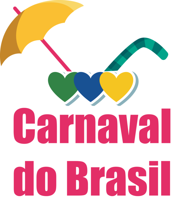 Transparent Brazilian Carnival Logo Action on Smoking and Health Design for Carnaval for Brazilian Carnival