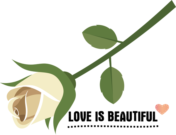 Transparent Valentine's Day Leaf Plant stem Logo for Valentines for Valentines Day