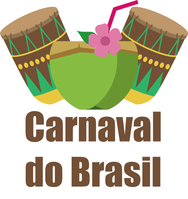Transparent Brazilian Carnival Design Logo Brasil Terminal Portuário for Carnaval for Brazilian Carnival