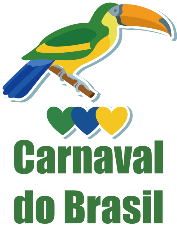 Transparent Brazilian Carnival Birds Logo for Carnaval for Brazilian Carnival