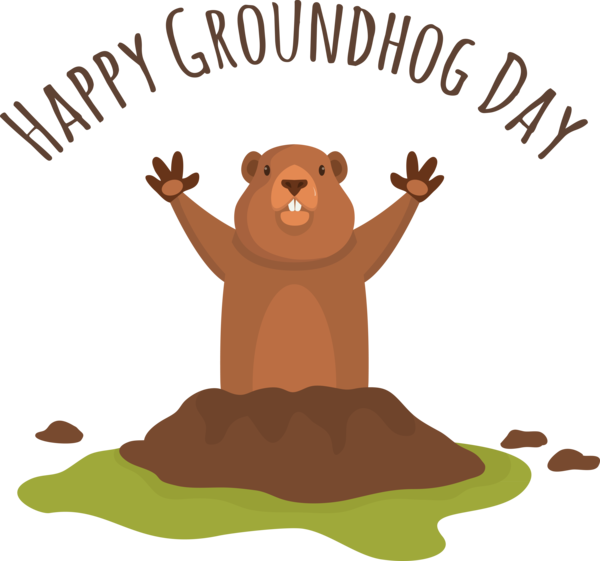 Transparent Groundhog Day Bears Cat Dog for Groundhog for Groundhog Day