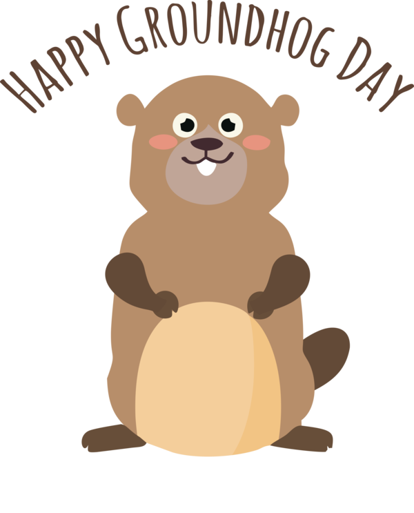 Transparent Groundhog Day Bears Cat Beaver for Groundhog for Groundhog Day