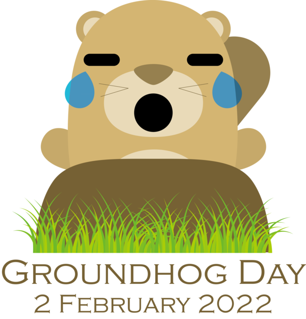 Transparent Groundhog Day Logo Cartoon Human for Groundhog for Groundhog Day