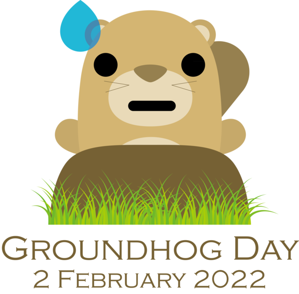 Transparent Groundhog Day Cartoon Animation Drawing for Groundhog for Groundhog Day