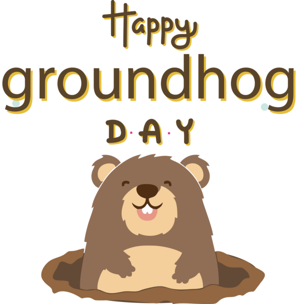 Transparent Groundhog Day Dog Cat Cat-like for Groundhog for Groundhog Day