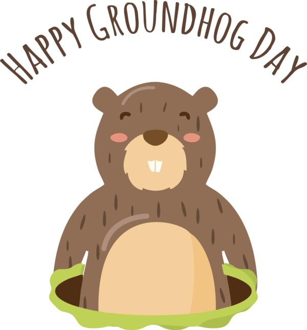 Transparent Groundhog Day Rodents Bears Dog for Groundhog for Groundhog Day