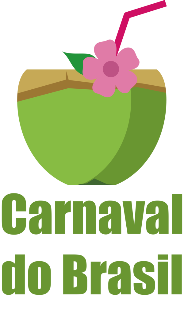 Transparent Brazilian Carnival Flower Leaf Logo for Carnaval for Brazilian Carnival
