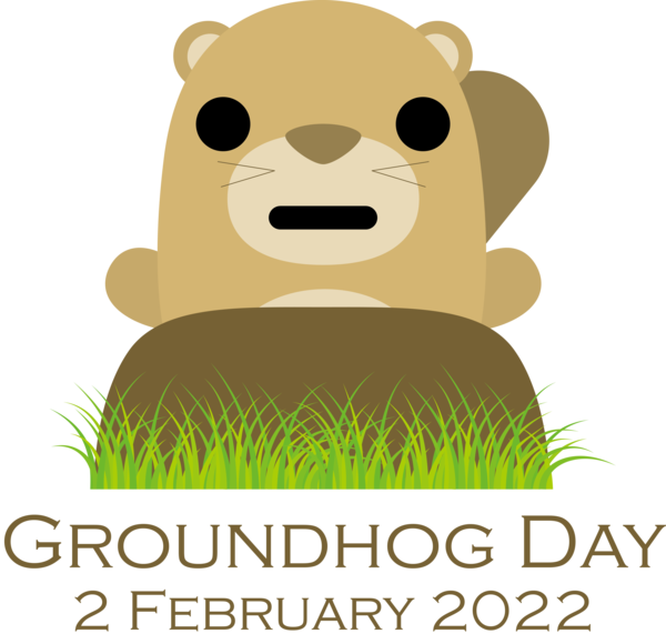 Transparent Groundhog Day Drawing Logo Design for Groundhog for Groundhog Day