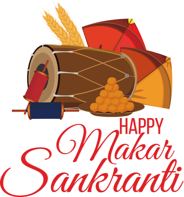 Transparent Makar Sankranti Royalty-free Design Festival for Happy Makar Sankranti for Makar Sankranti