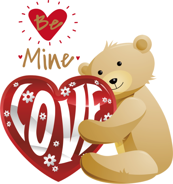 Transparent Valentine's Day Bears Teddy bear Giant panda for Valentines for Valentines Day