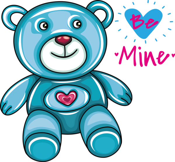 Transparent Valentine's Day Bears Teddy bear for Valentines for Valentines Day