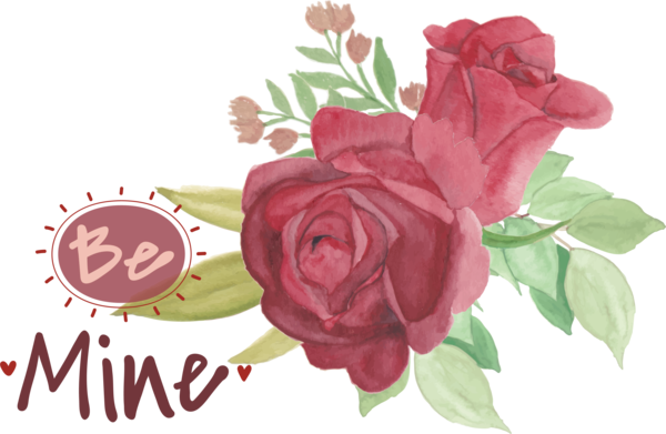 Transparent Valentine's Day Garden roses Floral design Rose for Valentines for Valentines Day