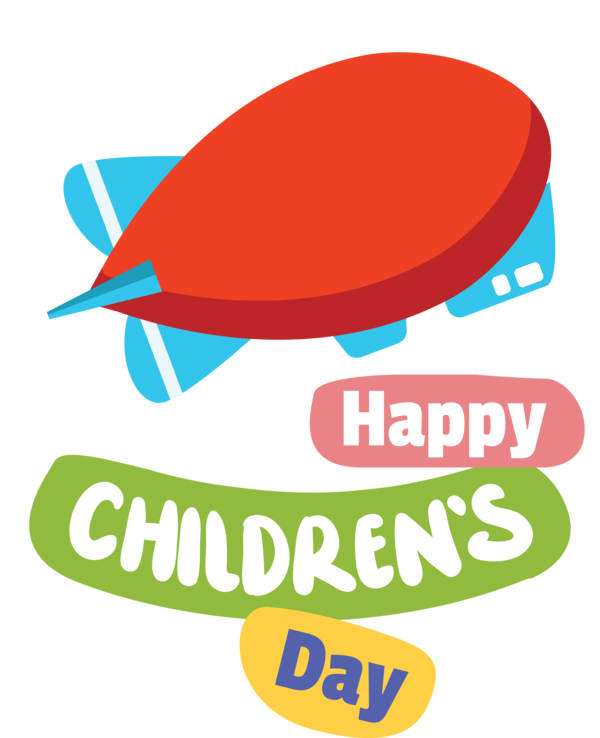 Transparent International Children's Day Design Logo Meter for Children's Day for International Childrens Day