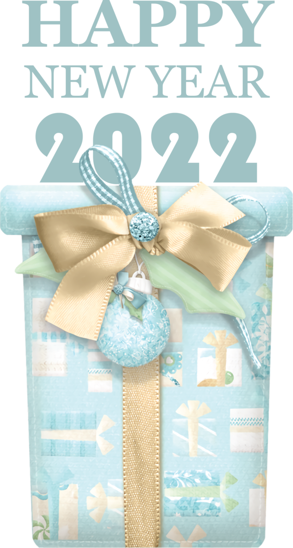 Transparent New Year Blue Meter Blue M for Happy New Year 2022 for New Year