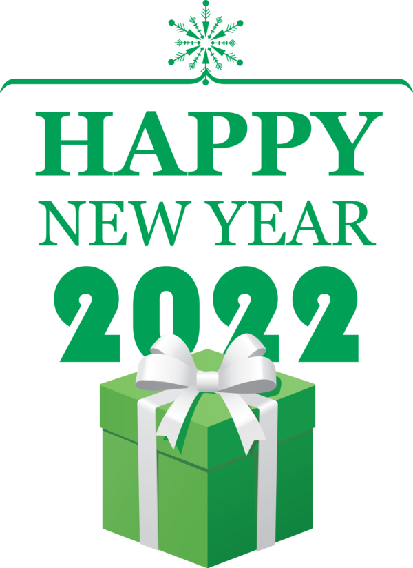 Transparent New Year Design Logo Green for Happy New Year 2022 for New Year