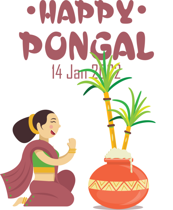 Transparent Pongal Pongal Onam Makar Sankranti for Thai Pongal for Pongal