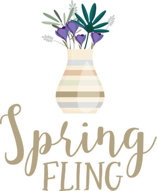 Transparent easter Logo Design Line for Hello Spring for Easter