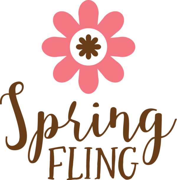 Transparent easter Cut flowers Floral design Logo for Hello Spring for Easter