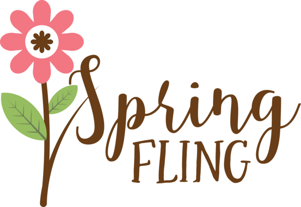 Transparent easter Floral design Cut flowers Logo for Hello Spring for Easter