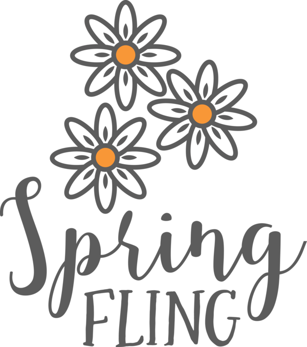 Transparent easter Floral design Cut flowers Design for Hello Spring for Easter