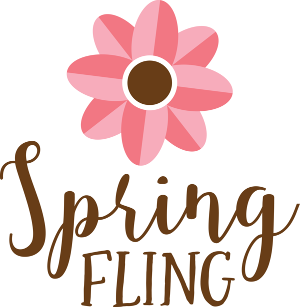 Transparent easter Cut flowers Floral design Logo for Hello Spring for Easter