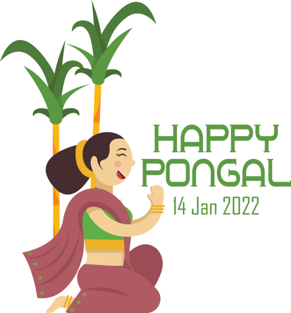 Transparent Pongal Culture Icon Design for Thai Pongal for Pongal