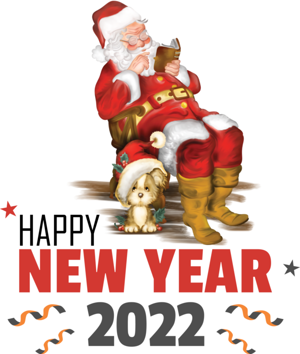 Transparent New Year Mrs. Claus Rudolph Christmas Day for Happy New Year 2022 for New Year