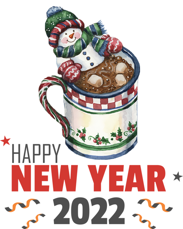 Transparent New Year December Christmas Day Design for Happy New Year 2022 for New Year