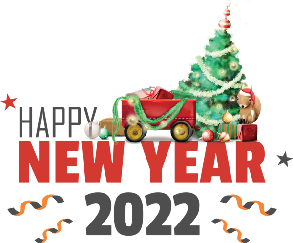 Transparent New Year Christmas Day Bauble Tree for Happy New Year 2022 for New Year