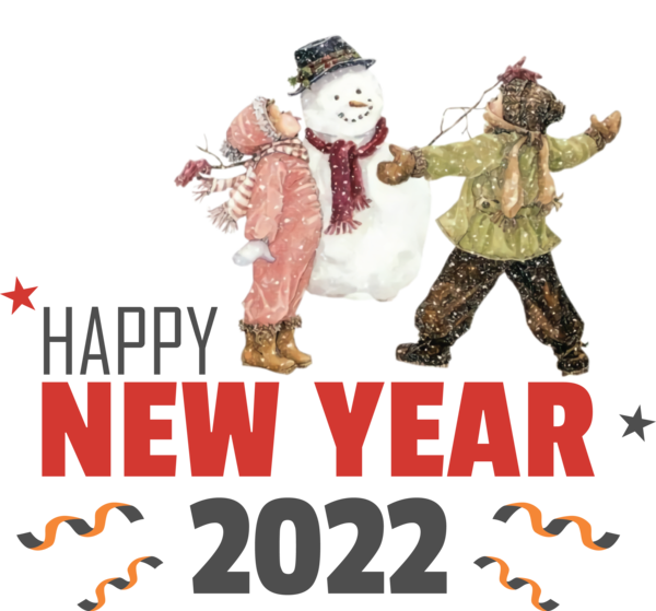 Transparent New Year Christmas Day Bauble Character for Happy New Year 2022 for New Year