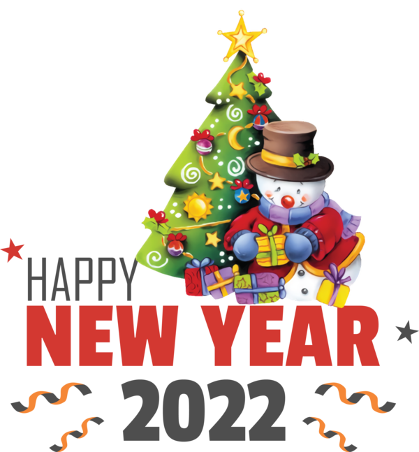 Transparent New Year Christmas Day Christmas decoration Bauble for Happy New Year 2022 for New Year