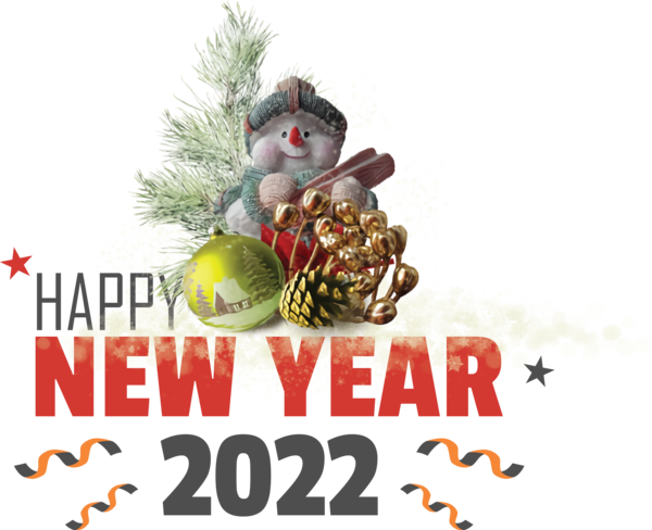 Transparent New Year Bauble Christmas Day Green Beans Coffee for Happy New Year 2022 for New Year