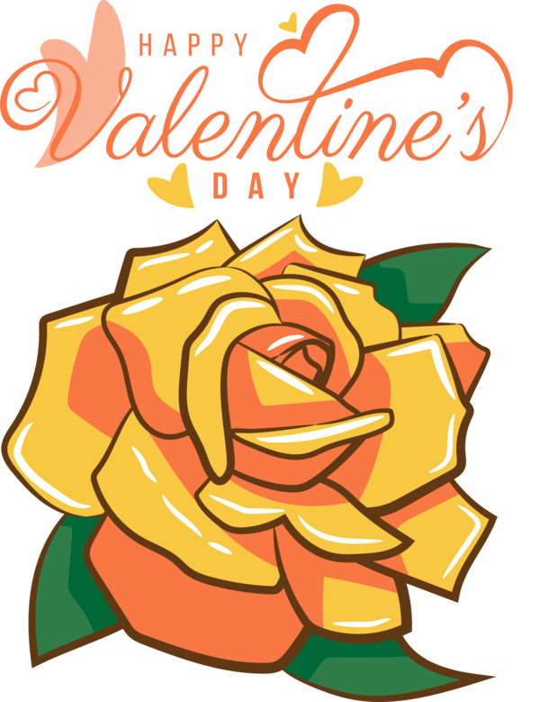 Transparent Valentine's Day Design Vector Drawing for Rose for Valentines Day