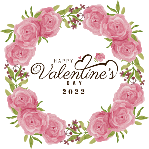 Transparent Valentine's Day Picture Frame Flower Vector for Rose for Valentines Day