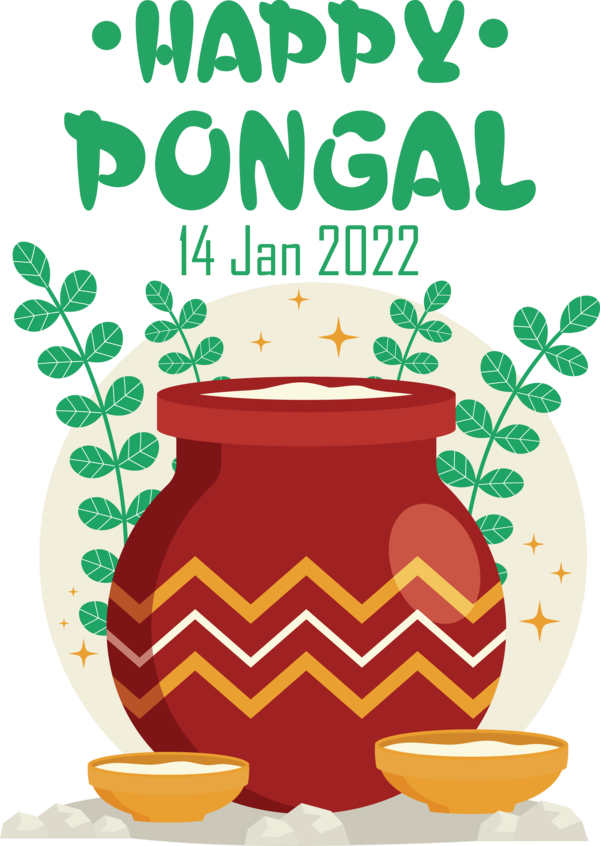 Transparent Pongal Pongal Pongal Rangoli Mattu Pongal for Thai Pongal for Pongal