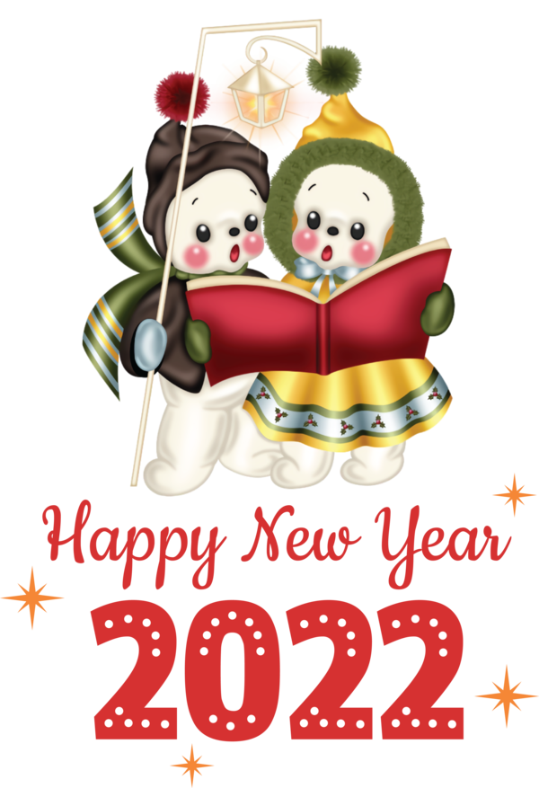 Transparent New Year New Year Christmas Day Santa Claus for Happy New Year 2022 for New Year